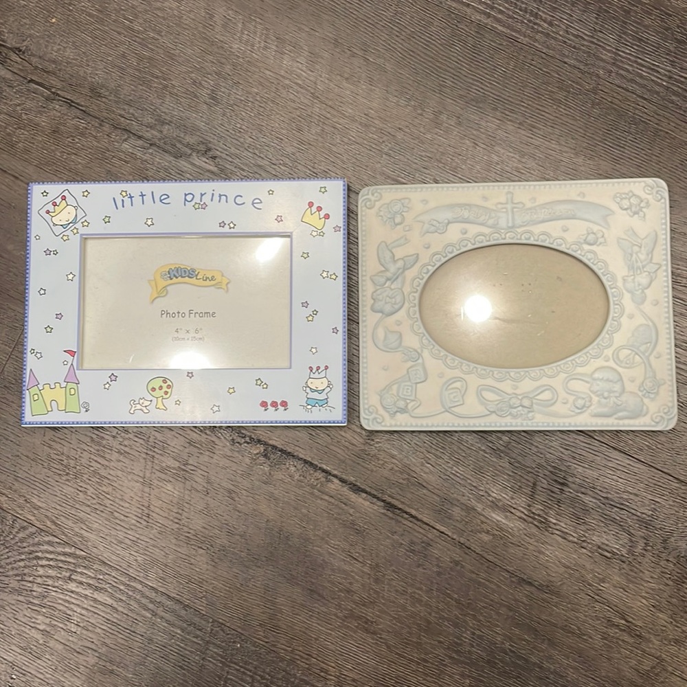 Baby boy picture frame bundle
